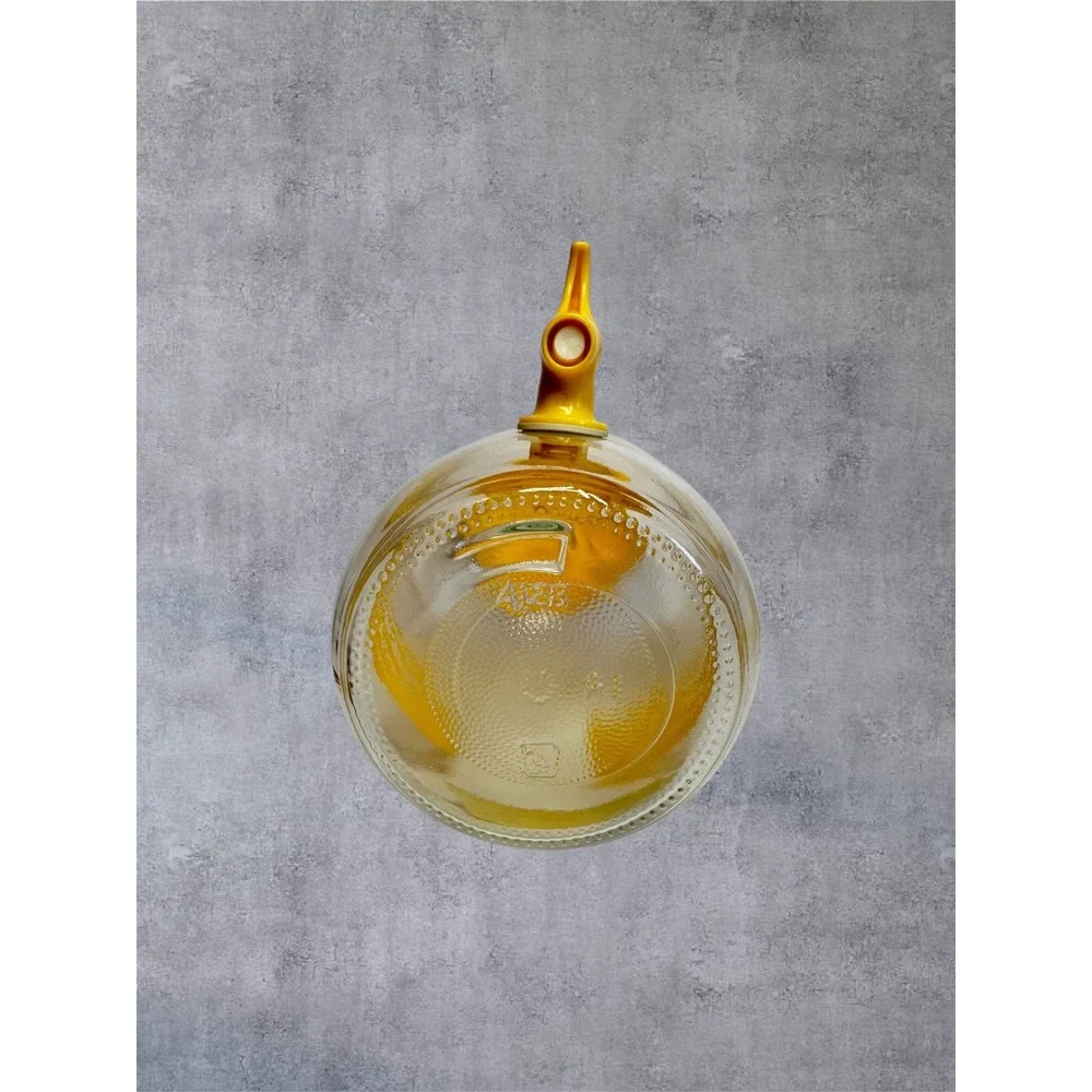 Miner Container Inc Sun Tea Glass Beverage Dispenser Yellow 1 Gallon Retro EXCL
